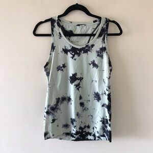 Sweaty Betty Athlete Seamless Tank, Green / Purple Tie Dye, NWOT, Size M
